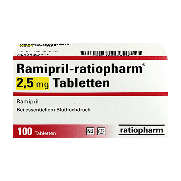 Ramipril-ratiopharm 2.5 mg